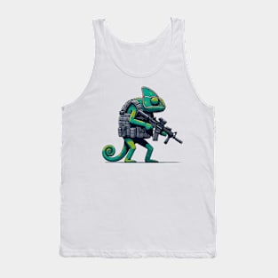 Tactical Cameleon Mastery Tee: Where Style Meets Stealth Tank Top